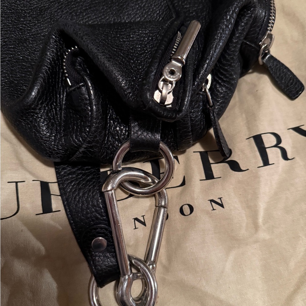 Burberry Black Leather Belt Bag/Fanny Pack - Picture 6 of 9
